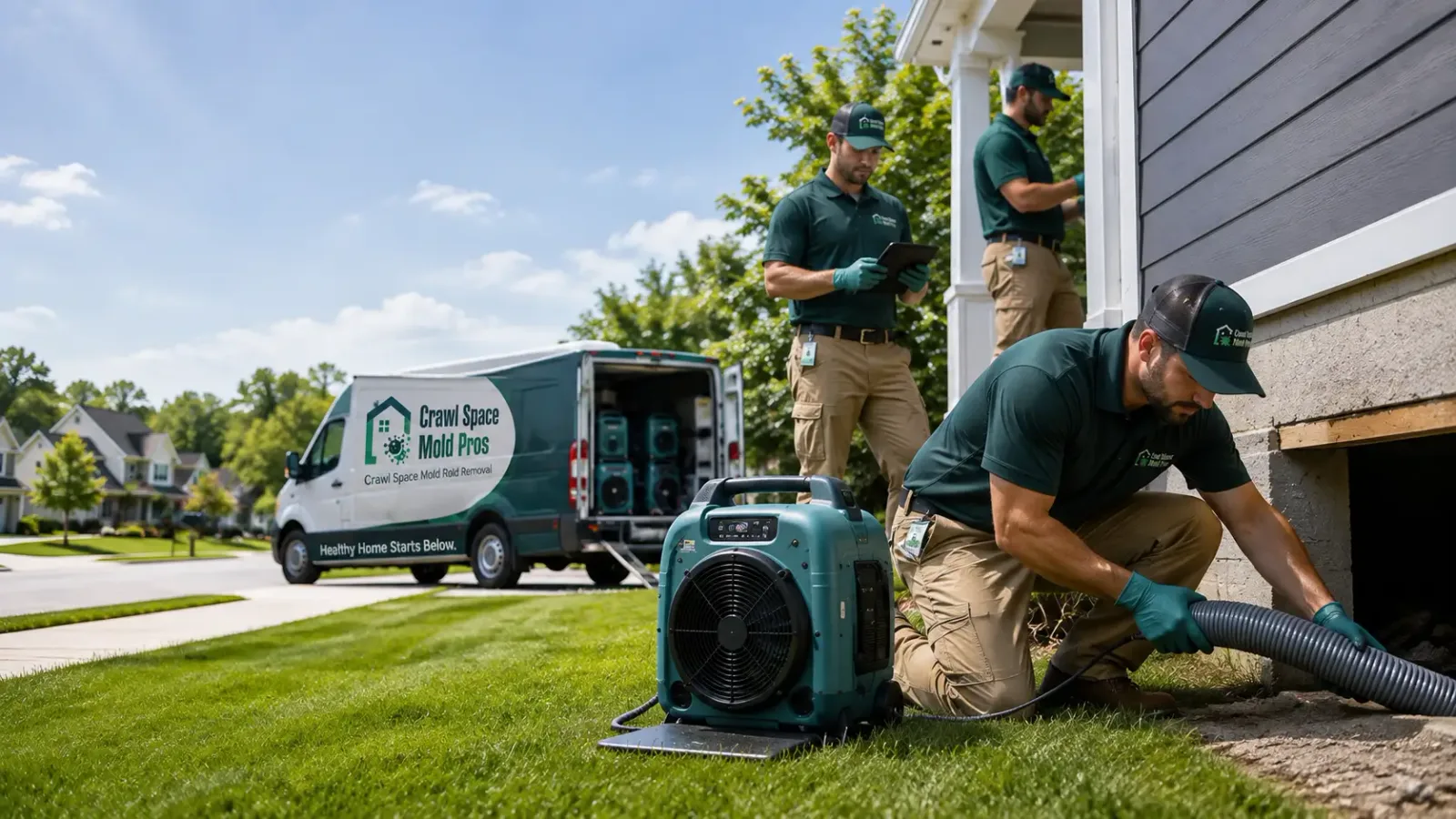 Crawl Space Mold Removal in Pleasant Valley, NY